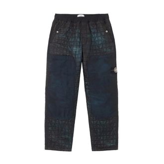 Stone Island Straight Fit Jeans, male, Black, W32, S00R2 Camo Trousers