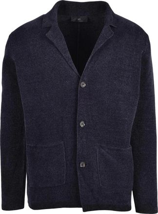 Liu Jo Blue Polyester Chenille Cardigan