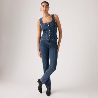 Levi's Wedgie Slim Jeans - Womens - 23X30 - Blue