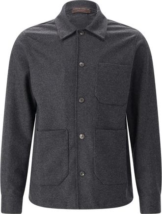FILIPPO DE LAURENTIIS Overshirt - - Jackets - Uomo - Grigio - L