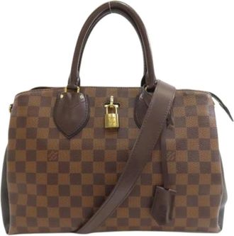 Louis Vuitton Pre-owned Handbags, female, Brown, Size: ONE SIZE Pre-owned Damier Ebene Handbag