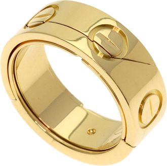 Cartier Love Yellow Gold (18K) Band Ring (Pre-Owned)