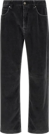 Fendi Gray Cotton Casual Mens Pants