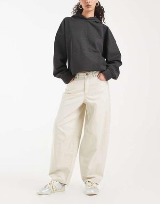 Only Pantaloni bombati color pietra-Neutro