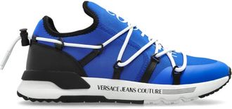 Versace Jeans Couture Sneakers met Logo - Heren - Sneakers - Blauw - 41 EU - Schoenen