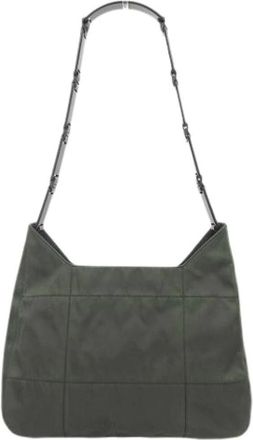 Prada Pre-owned Shoulder Bags, female, Black, Size: ONE SIZE Pre-owned Nylon Shoulder Bag
