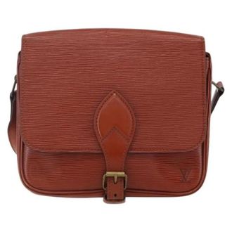 Louis Vuitton Vintage, unisex, Bruin, ONE Size, Leer, Pre-owned Vintage Cross Body Tas