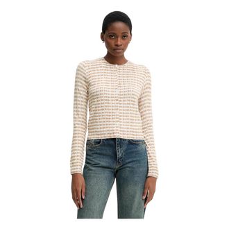 Benetton Cardigan - Dames - Vesten - Beige - M - Polyester - Truien & Vesten