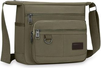 Generic Mens Canvas Shoulder Bag, Lightweight Storage Bag, Crossbody Bag with Adjustable Strap, Suitable for Office, Daily Commuting and Business Meetingsz (0