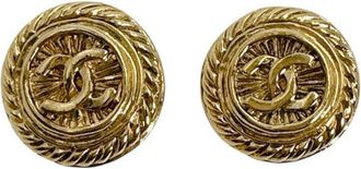 Chanel Metal Clip Earrings (Pre-Owned)