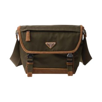 Prada Cross Body Messenger, male, Green, ONE SIZE, Messenger Bag