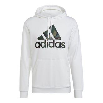 adidas Camouflage Logo Hoodie White GL0018