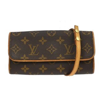 Louis Vuitton Twin Monogram Canvas Brown Canvas Handbag (Pre-Owned)