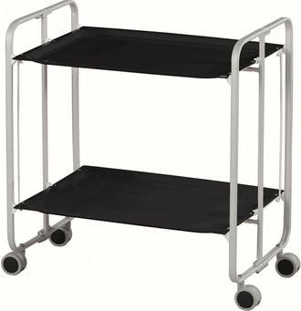 DON HIERRO Don Hierro - Carrito De Te Plegable Gris/negro