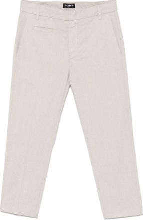 Dondup Pantaloni con motivo a spina di pesce - Grigio