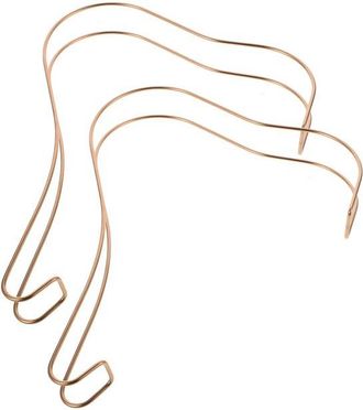 No Brand Expositor De Zapatos De Acero Inoxidable De 2 Piezas - Soporte Met&aacute;lico El&aacute;stico Para Tacones Altos, Hormas/plantillas - Para Tiendas Y Almacenamiento