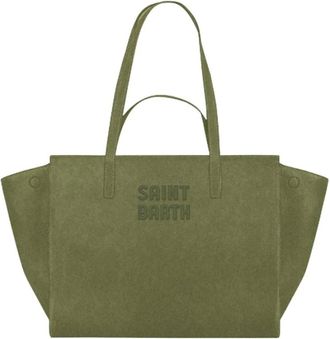 MC2 Saint Barth Jour Bag Midi - - Bags - Donna - Verde - ONE SIZE