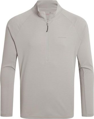 Craghoppers Nosilife Solarshield+ Half Zip Top Longsleeve f&uuml;r Herren | grau