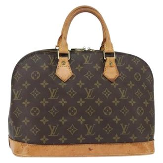 Louis Vuitton Pre-owned Handbags, female, Brown, Size: ONE SIZE Pre-owned Canvas Handbag