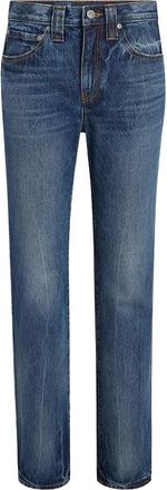 Khaite Farley Jean - Dames - Regular Fit Jeans - Blauw - W27 - Katoen - Jeans