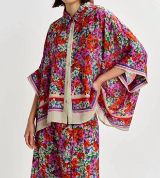 Essentiel Jirt Shirt In Multicolor/purple/red