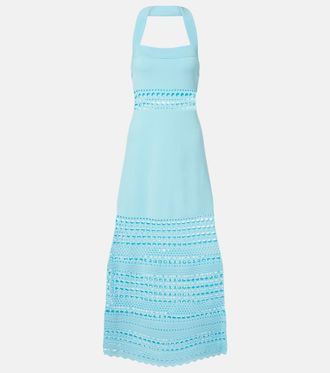 SIMKHAI Blayne open-knit midi dress