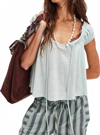 Free People Womens Dahlia Tee In Green