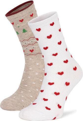 Jenny Fairy Lange Socken 4WB-004-AW24 (2-pack) Weiß ab 6,99