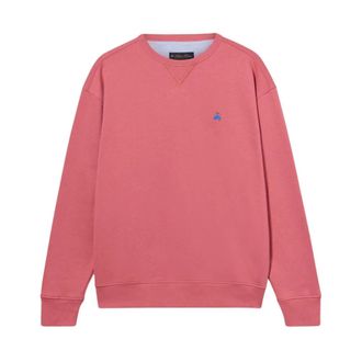 Brooks Brothers Golden Fleece Embroidery Crewneck Sweatshirt - male - Brooks Brothers - Sweatshirts - Pink - 2XL - Sweatshirts & Hoodies