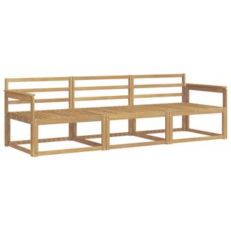 vidaXL Conjunto De Sof&aacute;s De Exterior 3 Pcs Blanco 249,5 X 83 X 73 Cm Vidaxl