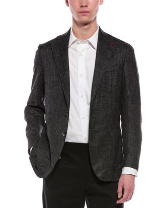 Isaia Silk, Cashmere, & Linen-Blend Jacket