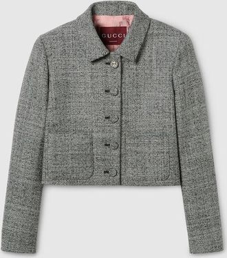 Gucci Wool Grisaille Jacket, Black, Ready-to-wear