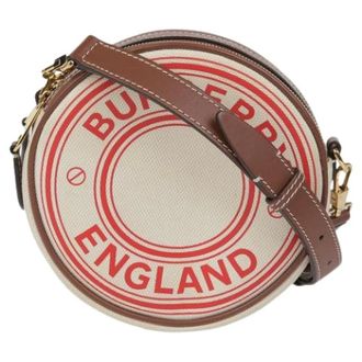 Burberry Pre-owned Cross Body Bags, female, Beige, Size: ONE SIZE Pre-owned Louis Round Shoulder Crossbody Bag