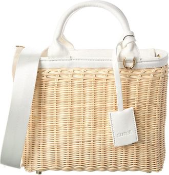 Surell Accessories Picnic Straw Crossbody