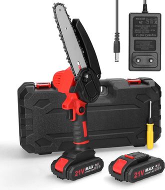 OEM Sierra El&eacute;ctrica Port&aacute;til De 21 V Y 6 Pulgadas, Motosierra Peque&ntilde;a Para Madera, Motor De Escobillas, Herramienta Para Trabajar La Madera Con Una Sola 