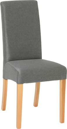 CARRYHOME Stuhl, Graphitfarben, Holz, Buche, massiv, eckig, 42x95x57 cm, Esszimmer, St&uuml;hle, Esszimmerst&uuml;hle