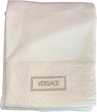 Versace Badhanddoek - unisex - Handdoeken - Wit - ONE Size - Katoen - Home