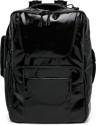 Aim&eacute;e Dakota Faux Leather Travel Backpack in Black/black at Nordstrom