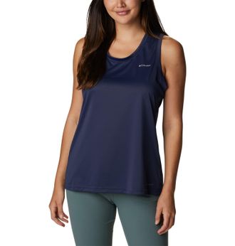 Columbia Womens Tank Hiking Shirt, Nocturnal, 2X