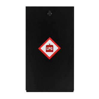 MonsterShop Gas Bottle Locker 6kg in Black
