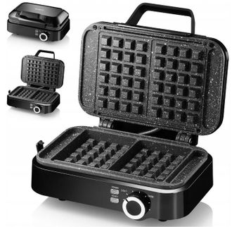 OEM Gofreadora 2 Gofres Crujientes Kerch Inteligente Ajustable