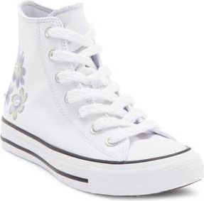 Converse Chuck Taylor All Star High Top Sneaker in White/Blueberry Ice at Nordstrom Rack, Size 7.5