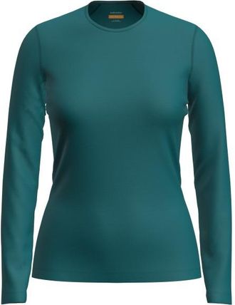 Icebreaker 200 Oasis L/S Crewe Merinounterw&auml;sche f&uuml;r Damen | blau/t&uuml;rkis
