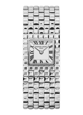Frederique Constant Fr&eacute;d&eacute;rique Classics Manchette Womens Silver Watch FC-200WR1MC6B Stainless Steel - One Size