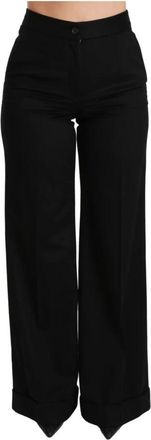 Dolce & Gabbana Dames, Broeken, Zwart, Maat: XS Kasjmier