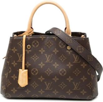 Louis Vuitton Pre-owned Montaigne BB - Dames - Vintage Handtas - Bruin - ONE Size - Vintage