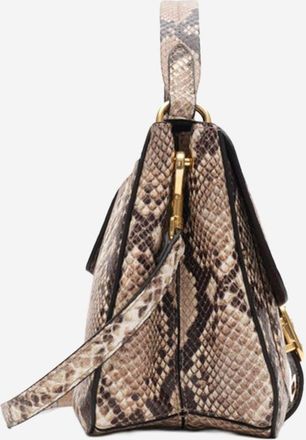 Burberry Womens Leather Rider Shoulder Bag Multicolour