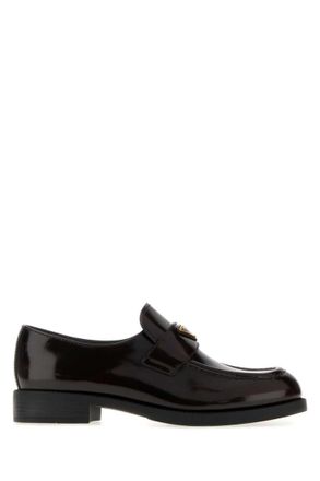 Prada Black Leather Loafers
