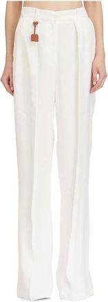 Elisabetta Franchi Mujer, Pantalones, Blanco, Talla: M