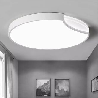 Trade Shop Trade Shop Traesio - Trade Shop - Plafoniera Led Cerchio 34 W Soffitto Circolare Bianco Moderno Luce Fredda 50149